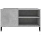 vidaXL Δισκοθήκη Γκρι Σκυροδέματος 84,5x38x48 εκ. Επεξεργασμένο Ξύλο