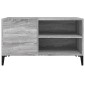 vidaXL Δισκοθήκη Γκρι Sonoma 84,5 x 38 x 48 εκ. από Επεξεργασμένο Ξύλο