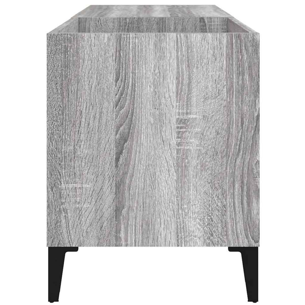 vidaXL Δισκοθήκη Γκρι Sonoma 84,5 x 38 x 48 εκ. από Επεξεργασμένο Ξύλο