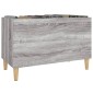 vidaXL Δισκοθήκη Γκρι Sonoma 74,5 x 38 x 48 εκ. από Επεξεργασμένο Ξύλο