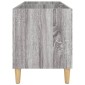 vidaXL Δισκοθήκη Γκρι Sonoma 74,5 x 38 x 48 εκ. από Επεξεργασμένο Ξύλο