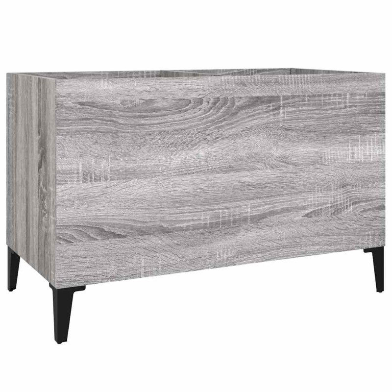 vidaXL Δισκοθήκη Γκρι Sonoma 74,5 x 38 x 48 εκ. από Επεξεργασμένο Ξύλο