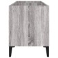 vidaXL Δισκοθήκη Γκρι Sonoma 74,5 x 38 x 48 εκ. από Επεξεργασμένο Ξύλο