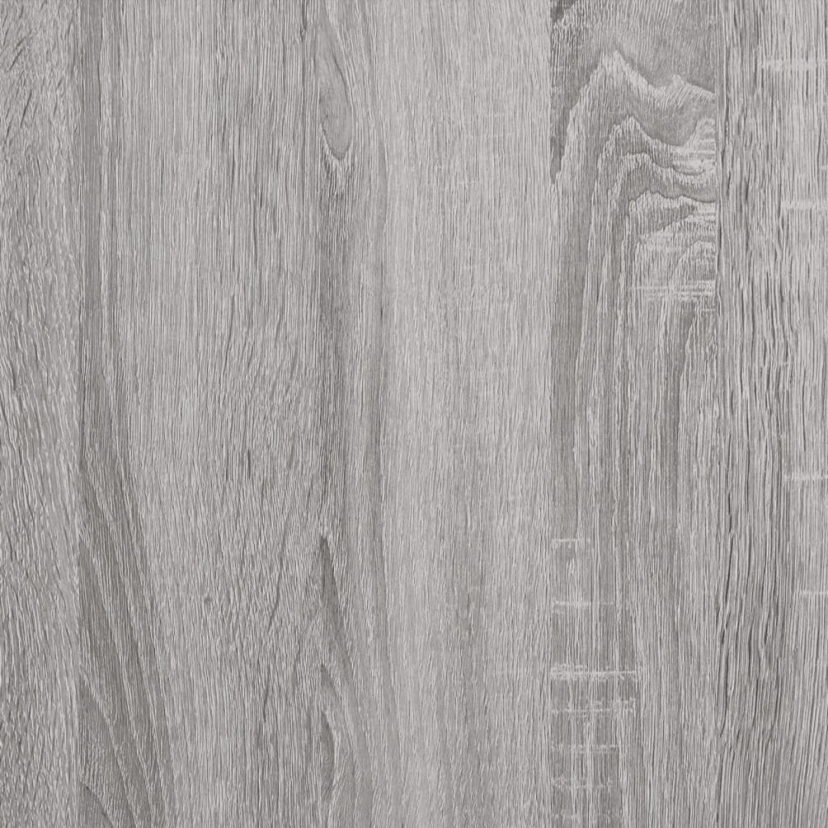 vidaXL Δισκοθήκη Γκρι Sonoma 74,5 x 38 x 48 εκ. από Επεξεργασμένο Ξύλο