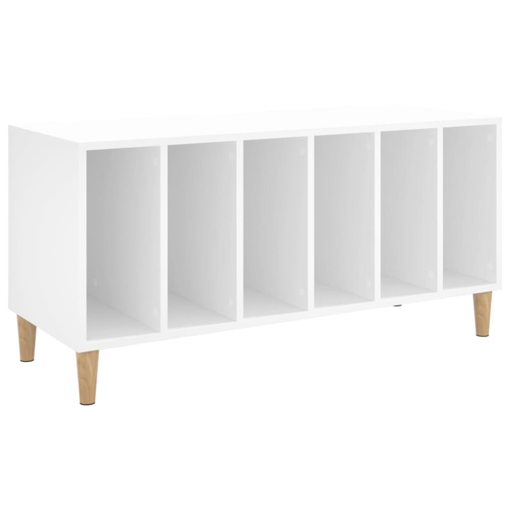 vidaXL Έπιπλο Δίσκων Λευκό 100 x 38 x 48 εκ. από Επεξεργασμένο Ξύλο