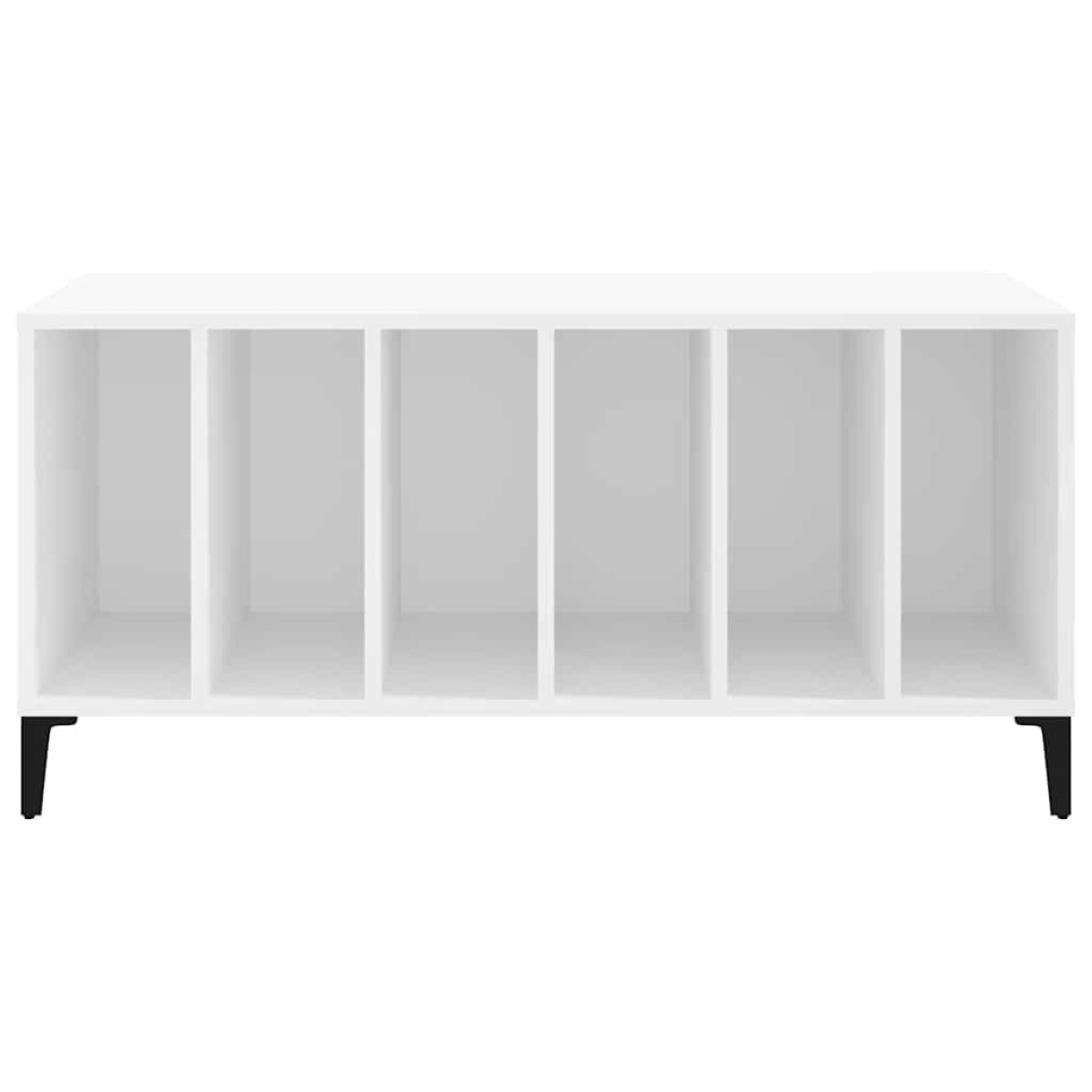 vidaXL Έπιπλο Δίσκων Λευκό 100 x 38 x 48 εκ. από Επεξεργασμένο Ξύλο