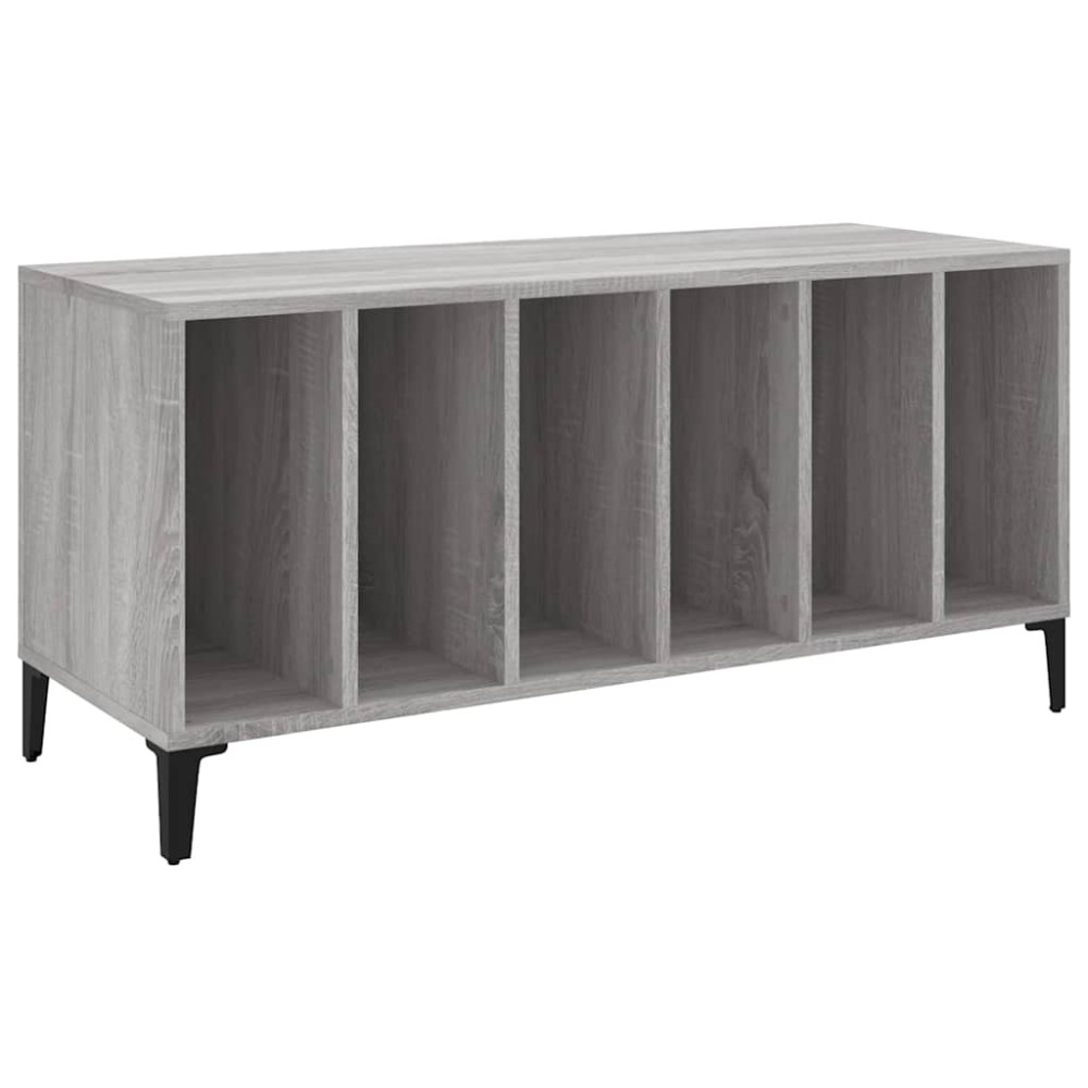 vidaXL Δισκοθήκη Γκρι Sonoma 100 x 38 x 48 εκ. από Επεξεργασμένο Ξύλο
