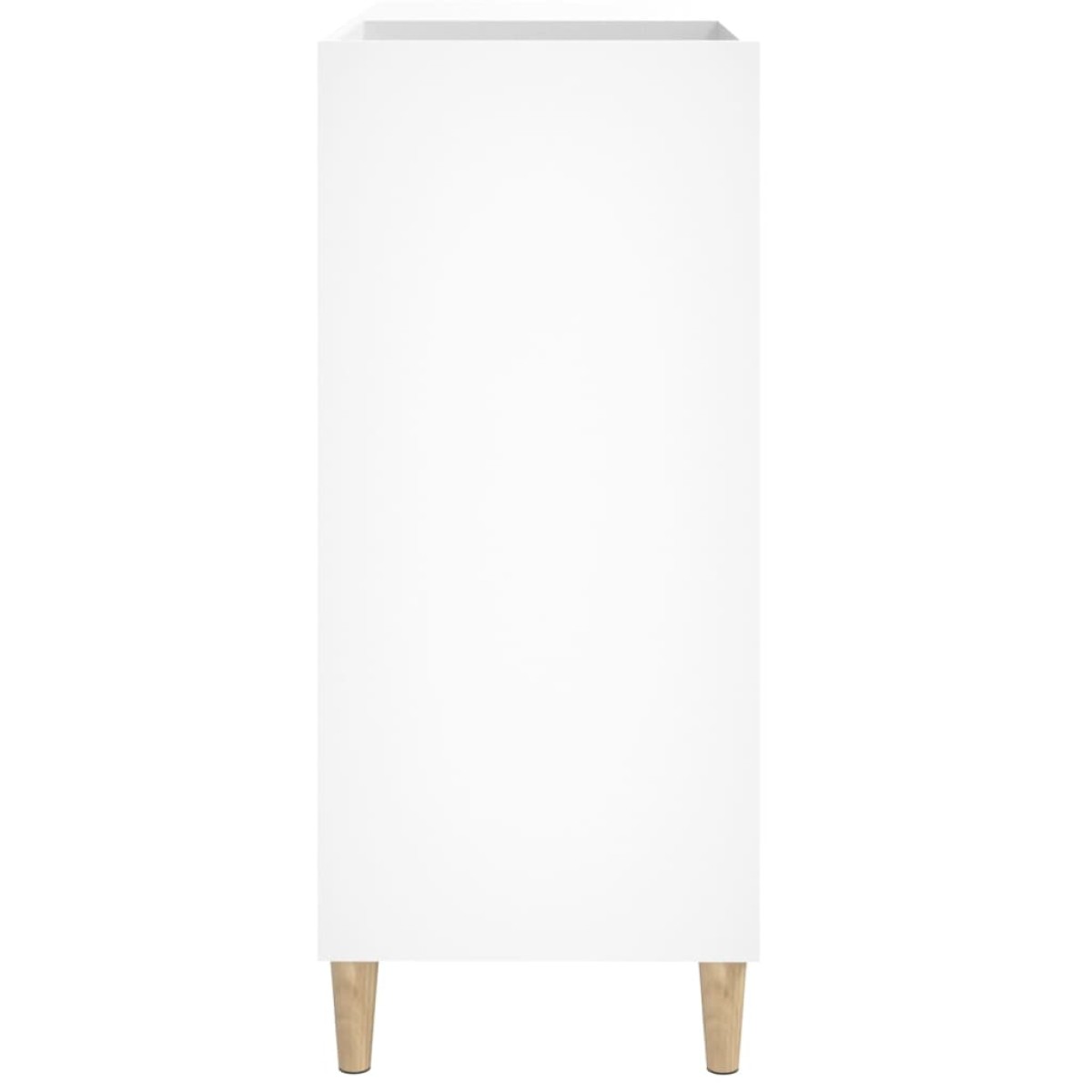 vidaXL Έπιπλο Δίσκων Λευκό 84,5 x 38 x 89 εκ. από Επεξεργασμένο Ξύλο