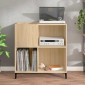 vidaXL Δισκοθήκη Sonoma Δρυς 84,5 x 38 x 89 εκ. από Επεξεργασμένο Ξύλο