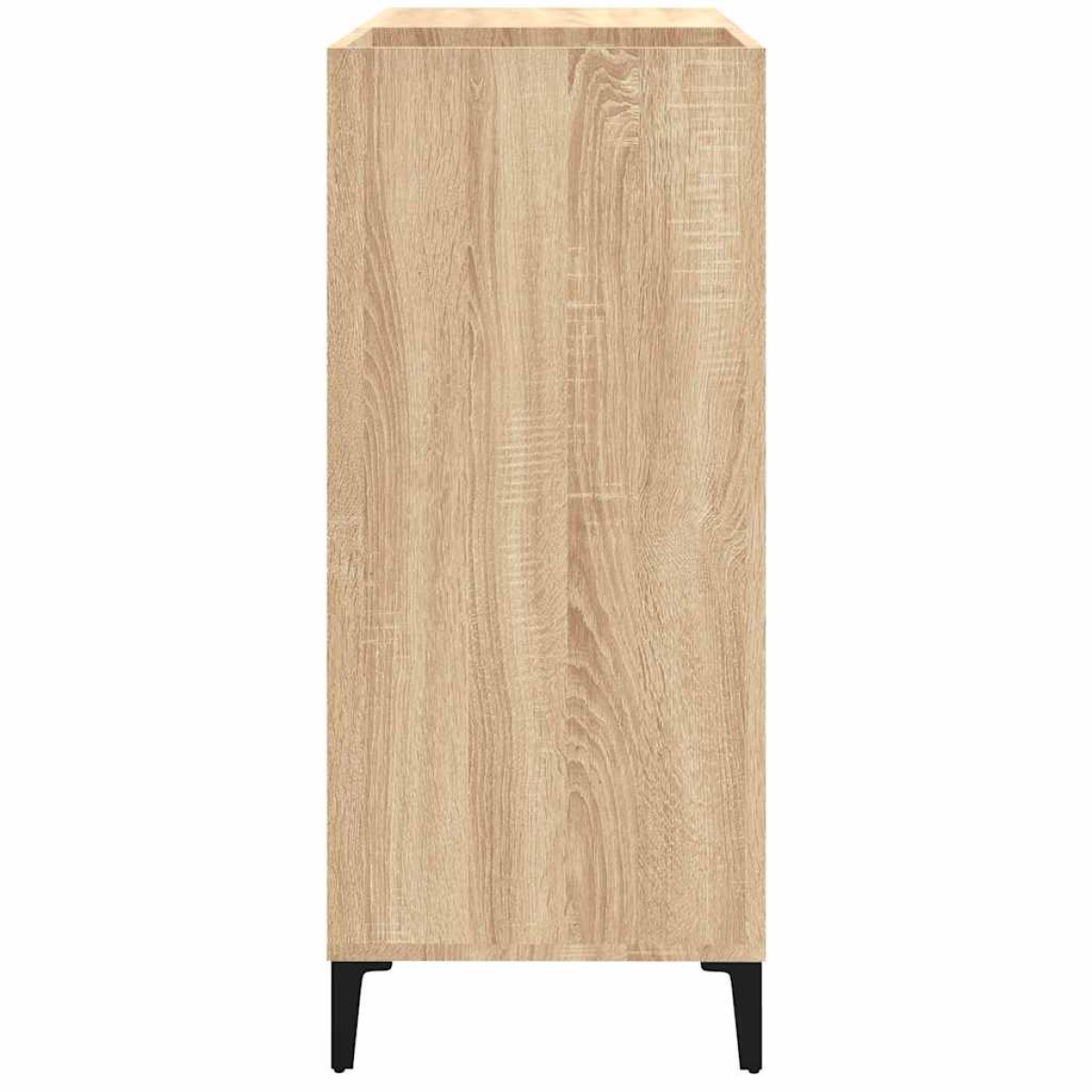 vidaXL Δισκοθήκη Sonoma Δρυς 84,5 x 38 x 89 εκ. από Επεξεργασμένο Ξύλο