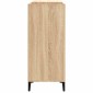 vidaXL Δισκοθήκη Sonoma Δρυς 84,5 x 38 x 89 εκ. από Επεξεργασμένο Ξύλο