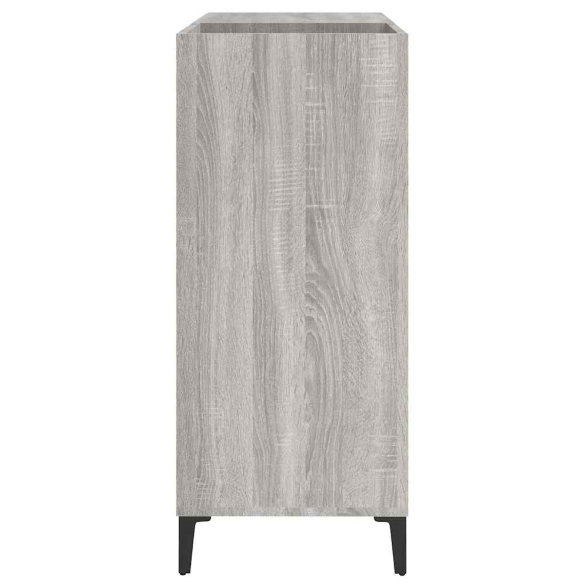 vidaXL Δισκοθήκη Γκρι Sonoma 84,5 x 38 x 89 εκ. από Επεξεργασμένο Ξύλο