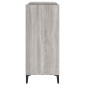 vidaXL Δισκοθήκη Γκρι Sonoma 84,5 x 38 x 89 εκ. από Επεξεργασμένο Ξύλο