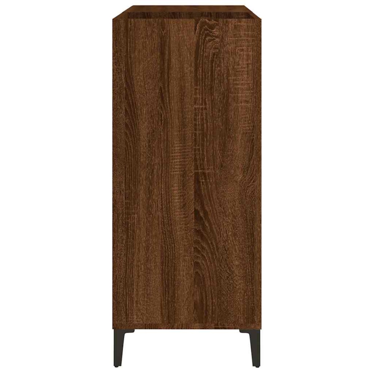 vidaXL Δισκοθήκη Καφέ Δρυς 84,5 x 38 x 89 εκ. από Επεξεργασμένο Ξύλο