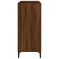 vidaXL Δισκοθήκη Καφέ Δρυς 84,5 x 38 x 89 εκ. από Επεξεργασμένο Ξύλο