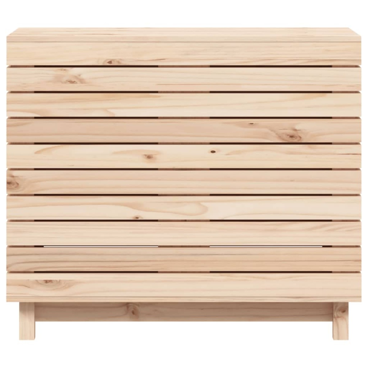 vidaXL Καλάθι Ρούχων 88,5 x 44 x 76 εκ. από Μασίφ Ξύλο Πεύκου