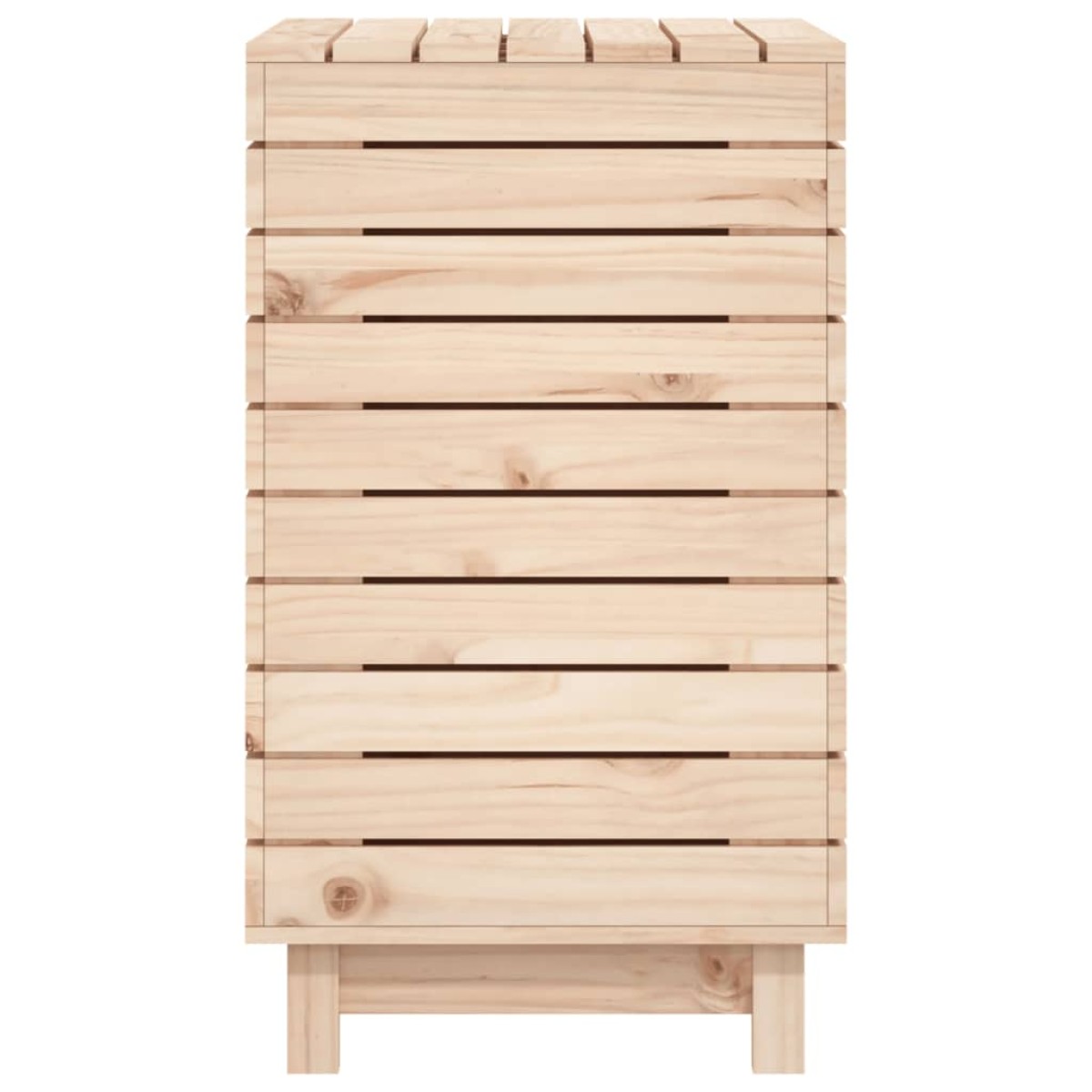 vidaXL Καλάθι Ρούχων 88,5 x 44 x 76 εκ. από Μασίφ Ξύλο Πεύκου