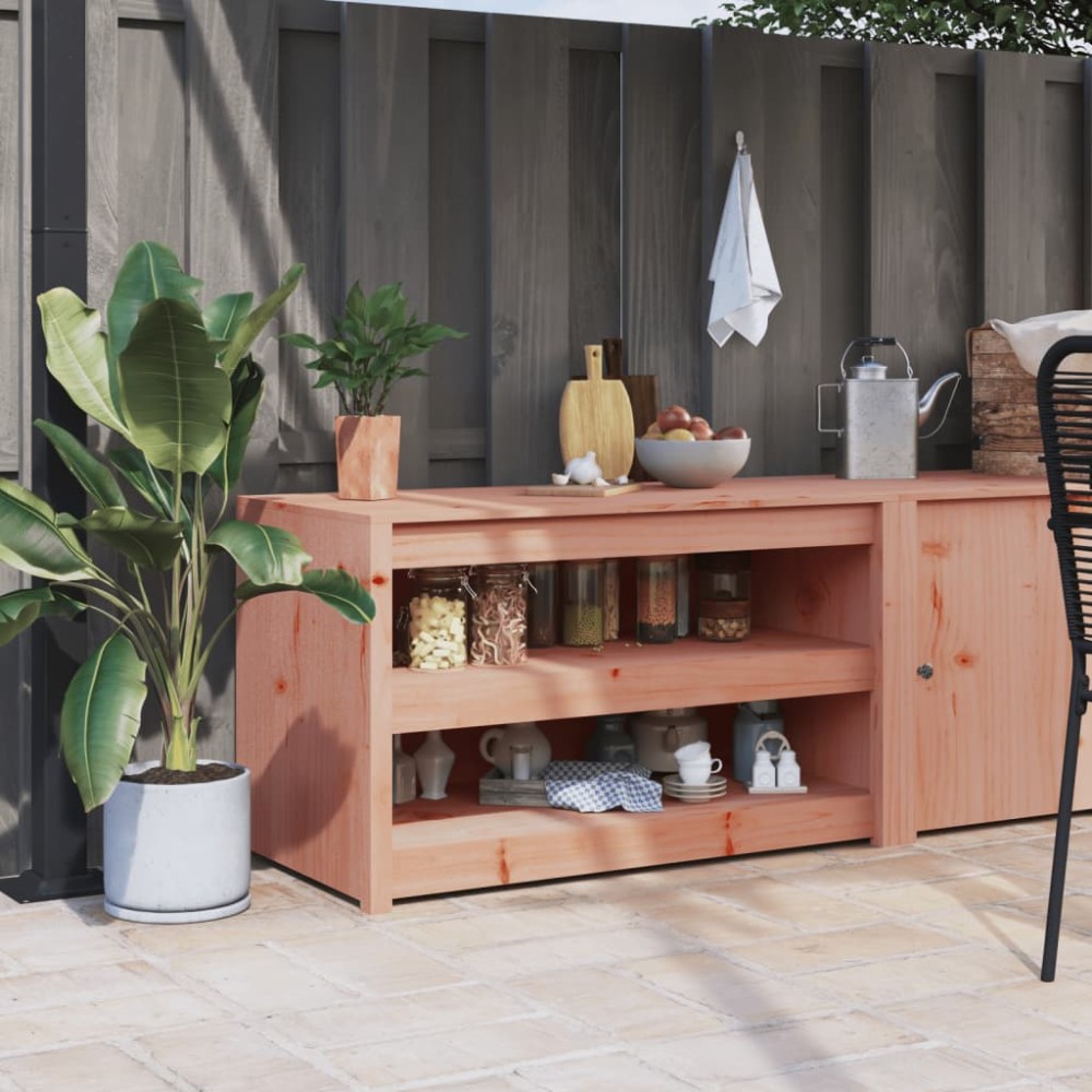 vidaXL Ντουλάπι Κουζίνας Εξ Χώρου MEPPEL 106x55x64εκ Μασίφ Ξύλο Ψευδοτσούγκας