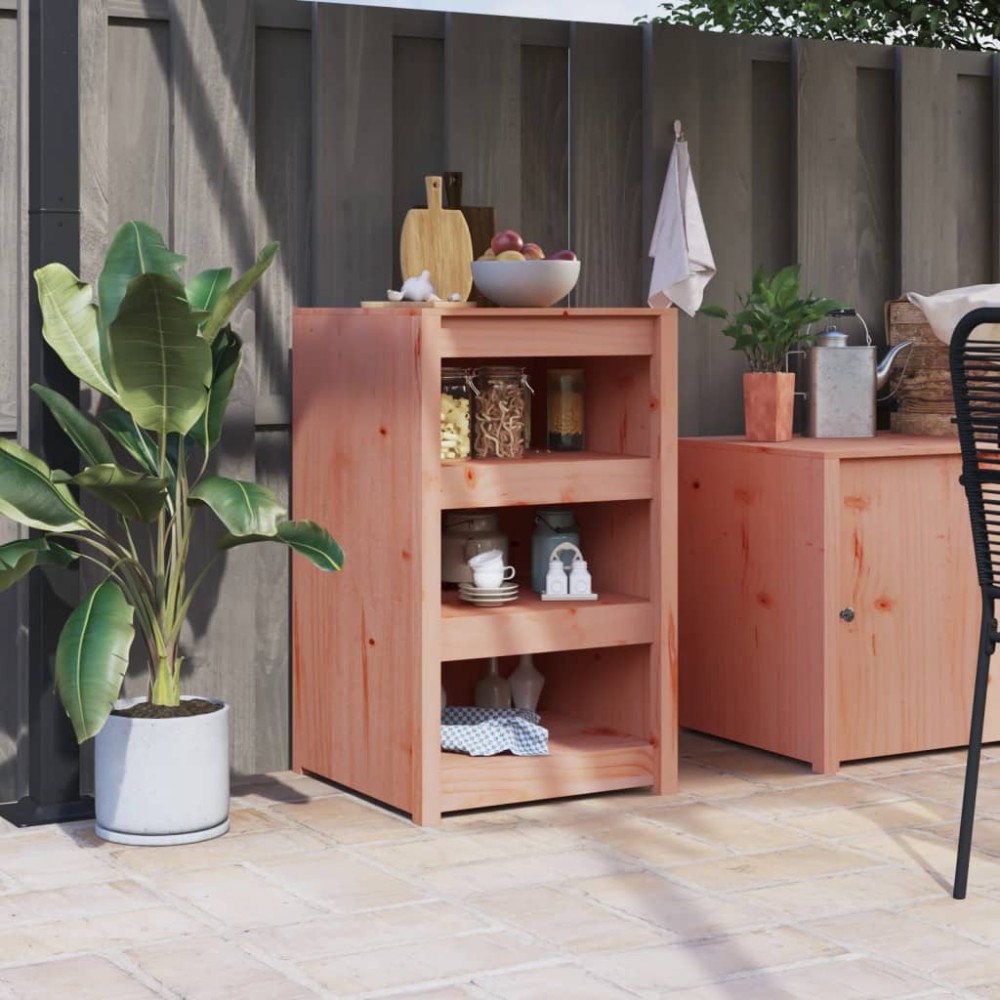vidaXL Ντουλάπι Κουζίνας Εξ Χώρου MEPPEL 55x55x92 εκ Μασίφ Ξύλο Ψευδοτσούγκας