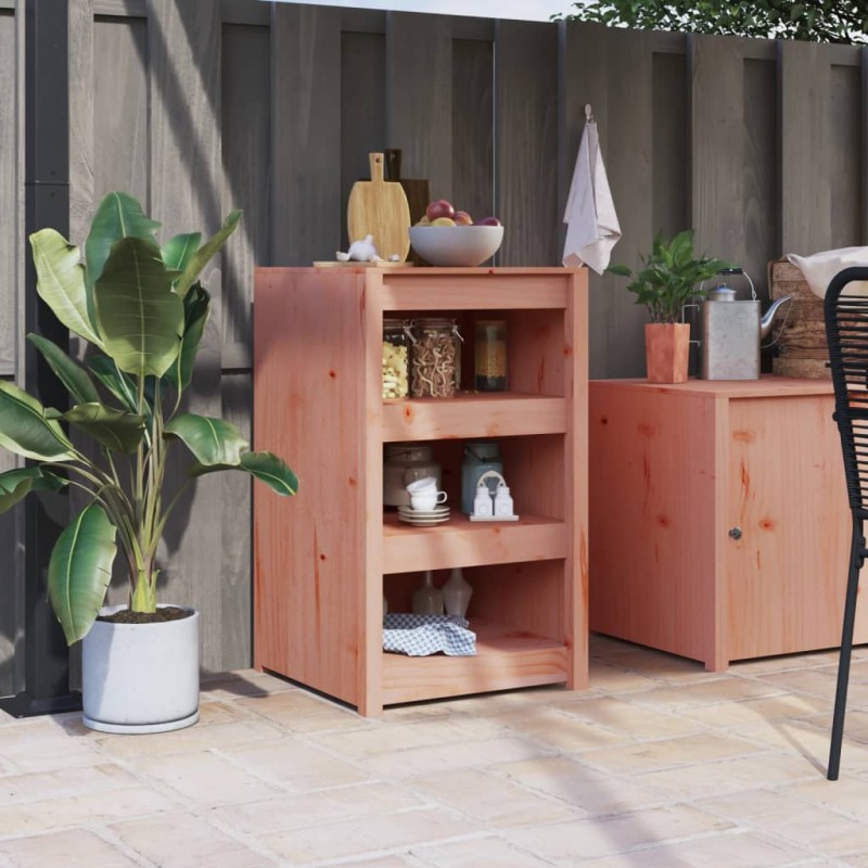 vidaXL Ντουλάπι Κουζίνας Εξ Χώρου MEPPEL 55x55x92 εκ Μασίφ Ξύλο Ψευδοτσούγκας