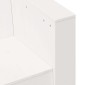 vidaXL Καναπές Κήπου Λευκός 79 x 60 x 62 εκ. από Μασίφ Ξύλο Πεύκου