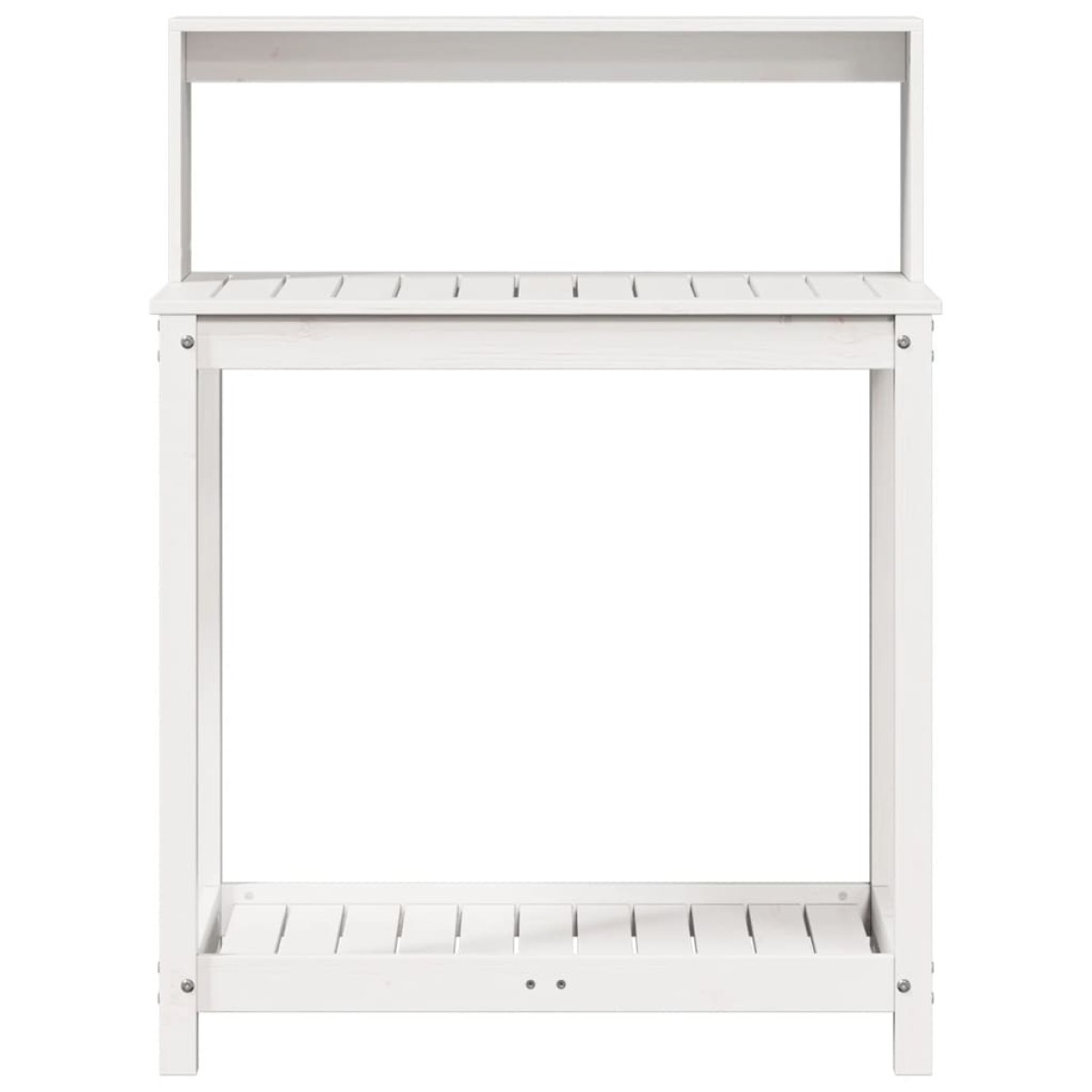 vidaXL Τραπέζι Κηπουρικής με Ράφια 82,5x50x109,5 εκ. Μασίφ Ξύλο Πεύκου