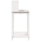 vidaXL Τραπέζι Κηπουρικής με Ράφια 82,5x50x109,5 εκ. Μασίφ Ξύλο Πεύκου