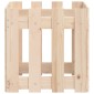 vidaXL Ζαρντινιέρα με Σχέδιο Φράχτη 40 x 40 x 40 εκ. Μασίφ Ξύλο Πεύκου
