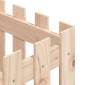 vidaXL Ζαρντινιέρα με Σχέδιο Φράχτη 40 x 40 x 40 εκ. Μασίφ Ξύλο Πεύκου