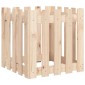 vidaXL Ζαρντινιέρα με Σχέδιο Φράχτη 50 x 50 x 50 εκ. Μασίφ Ξύλο Πεύκου