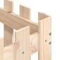 vidaXL Ζαρντινιέρα με Σχέδιο Φράχτη 50 x 50 x 50 εκ. Μασίφ Ξύλο Πεύκου