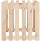 vidaXL Ζαρντινιέρα με Σχέδιο Φράχτη 60 x 60 x 60 εκ. Μασίφ Ξύλο Πεύκου
