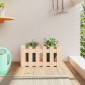 vidaXL Ζαρντινιέρα με Σχέδιο Φράχτη 60 x 30 x 30 εκ. Μασίφ Ξύλο Πεύκου
