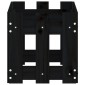 vidaXL Ζαρντινιέρα με Σχέδιο Φράχτη Μαύρη 60 x 30 x 30 εκ. Μασίφ Πεύκο