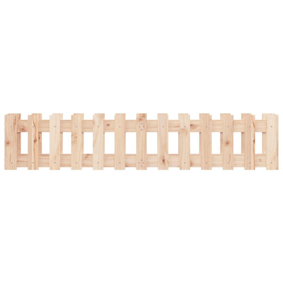 vidaXL Ζαρντινιέρα Υπερυψωμένη Σχ Φράχτη 150 x 30 x 30 εκ. Μασίφ Πεύκο