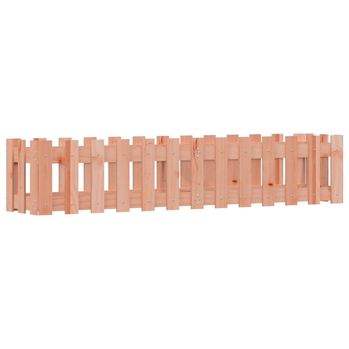 vidaXL Ζαρντινιέρα Υπερυψωμένη Φράχτης 150x30x30 εκ Μασίφ Ψευδοτσούγκα