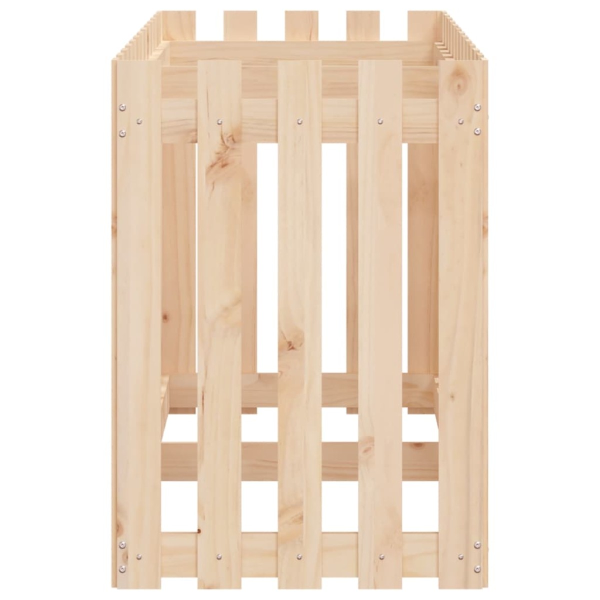 vidaXL Ζαρντινιέρα Υπερυψωμένη Σχ Φράχτη 150 x 50 x 70 εκ. Μασίφ Πεύκο