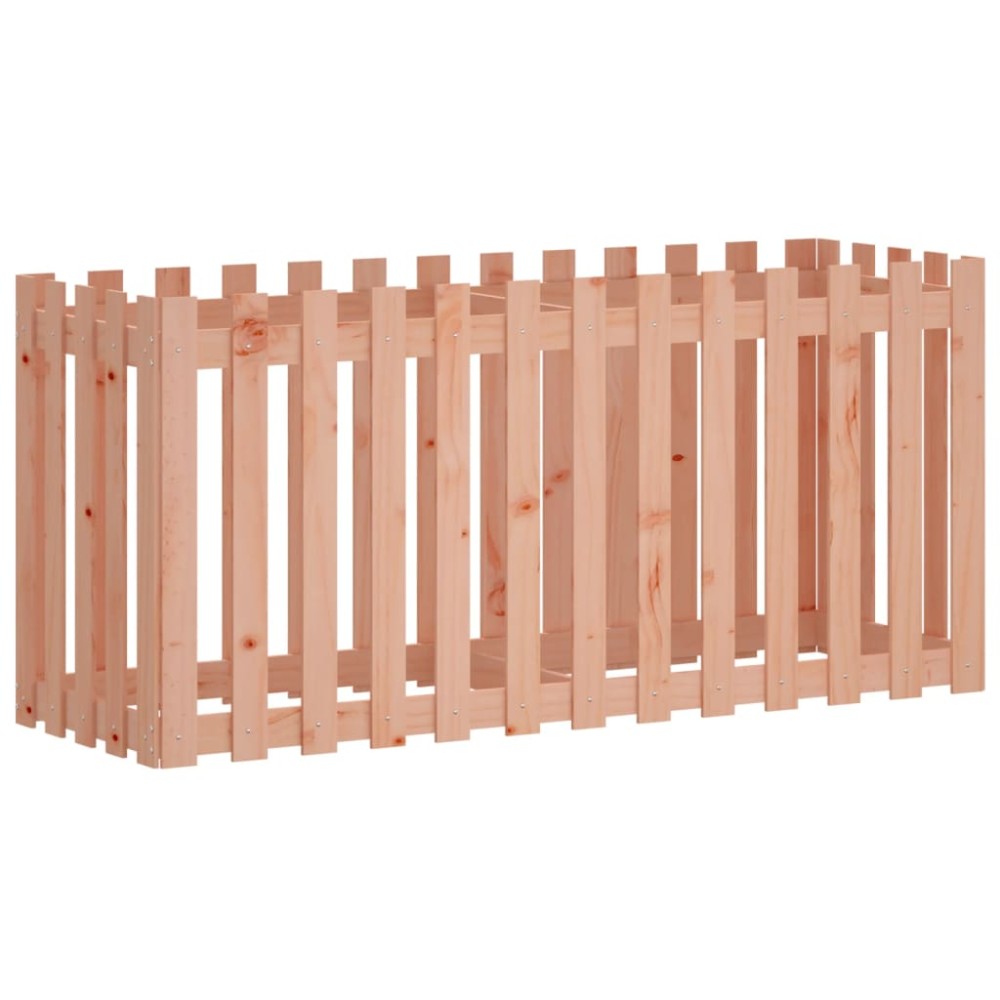 vidaXL Ζαρντινιέρα Υπερυψωμένη Φράχτης 150x50x70 εκ Μασίφ Ψευδοτσούγκα