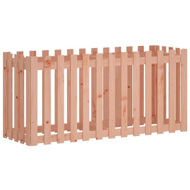 vidaXL Ζαρντινιέρα Υπερυψωμένη Φράχτης 150x50x70 εκ Μασίφ Ψευδοτσούγκα