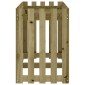 vidaXL Ζαρντινιέρα με Σχέδιο Φράχτη 150x50x70εκ. Εμποτισμ. Ξύλο Πεύκου