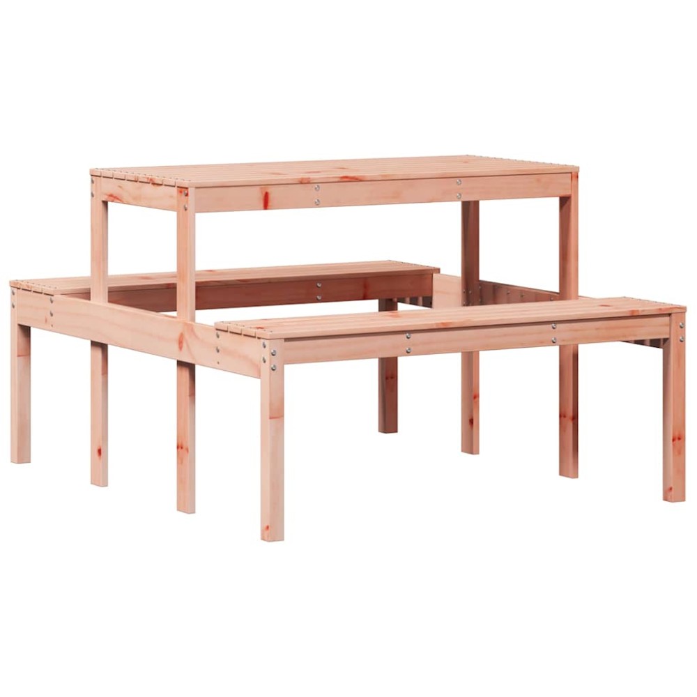 vidaXL Τραπέζι Πικνίκ 110 x 134 x 75 εκ. από Μασίφ Ξύλο Ψευδοτσούγκας