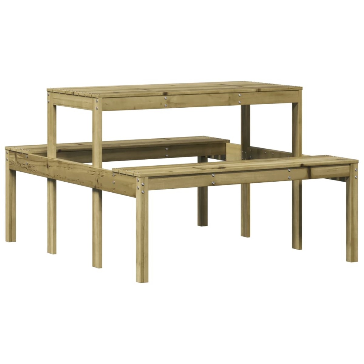 vidaXL Τραπέζι Πικνίκ 110 x 134 x 75 εκ. από Εμποτισμένο Ξύλο Πεύκου