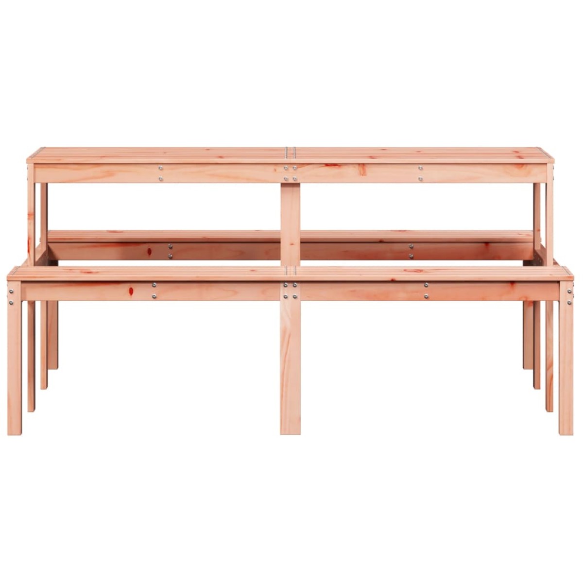 vidaXL Τραπέζι Πικνίκ 160 x 134 x 75 εκ. από Μασίφ Ξύλο Ψευδοτσούγκας
