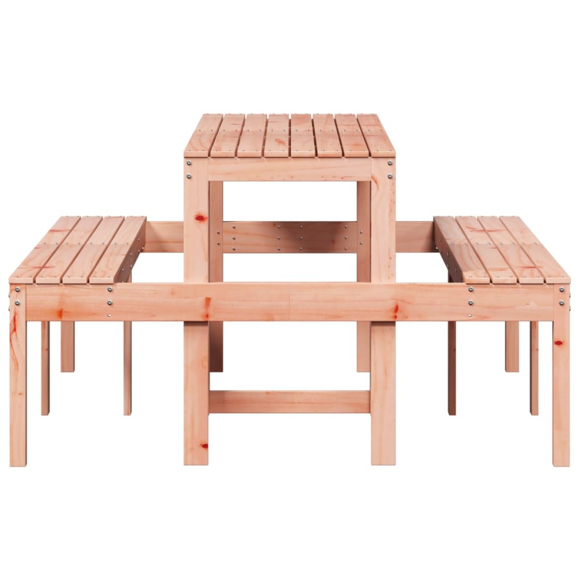vidaXL Τραπέζι Πικνίκ 160 x 134 x 75 εκ. από Μασίφ Ξύλο Ψευδοτσούγκας
