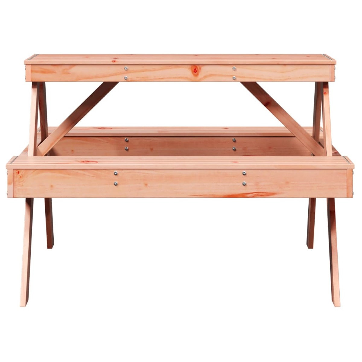 vidaXL Τραπέζι Πικνίκ 105 x 134 x 75 εκ. από Μασίφ Ξύλο Ψευδοτσούγκας