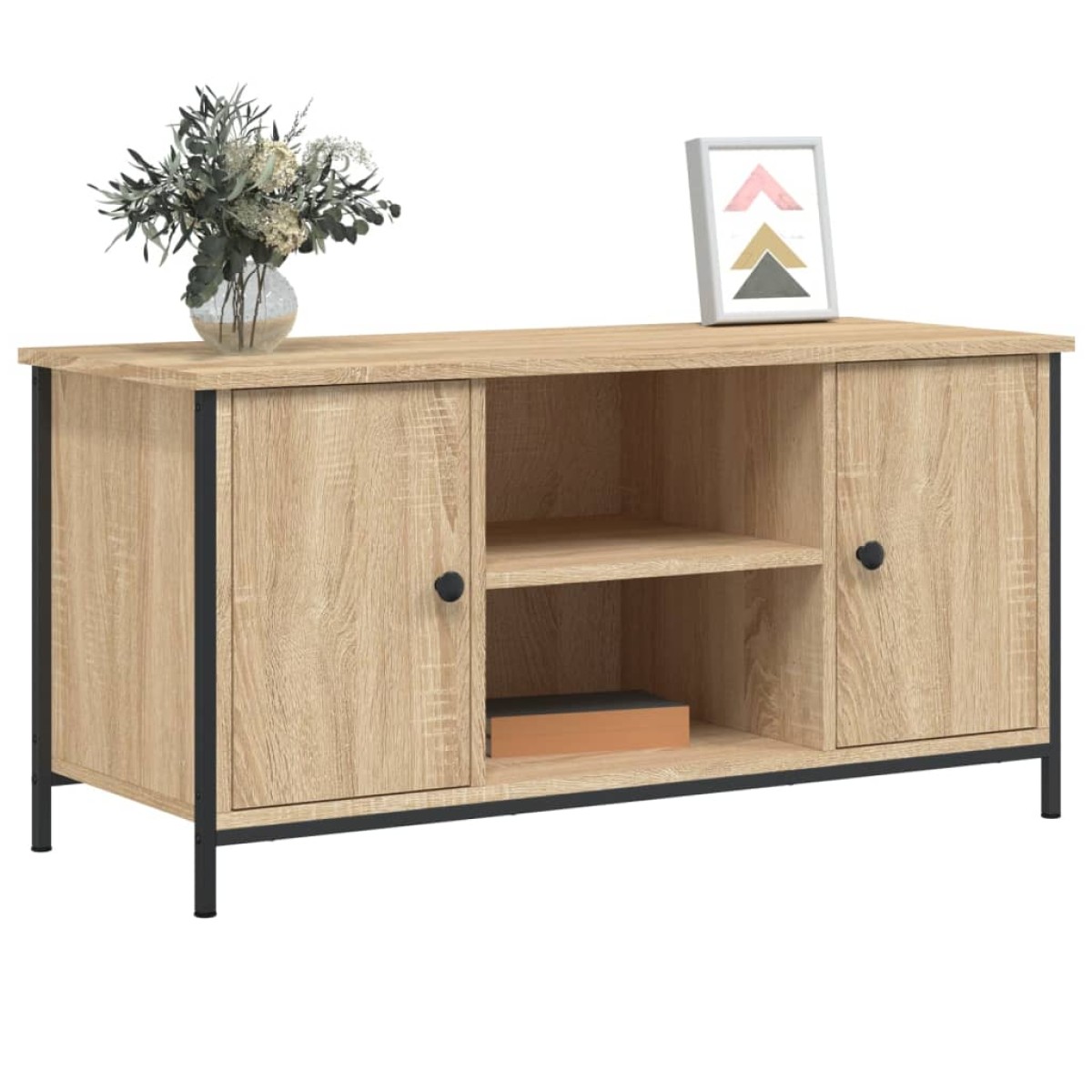 vidaXL Έπιπλο Τηλεόρασης Sonoma Δρυς 100x40x50 εκ. Επεξ. Ξύλο