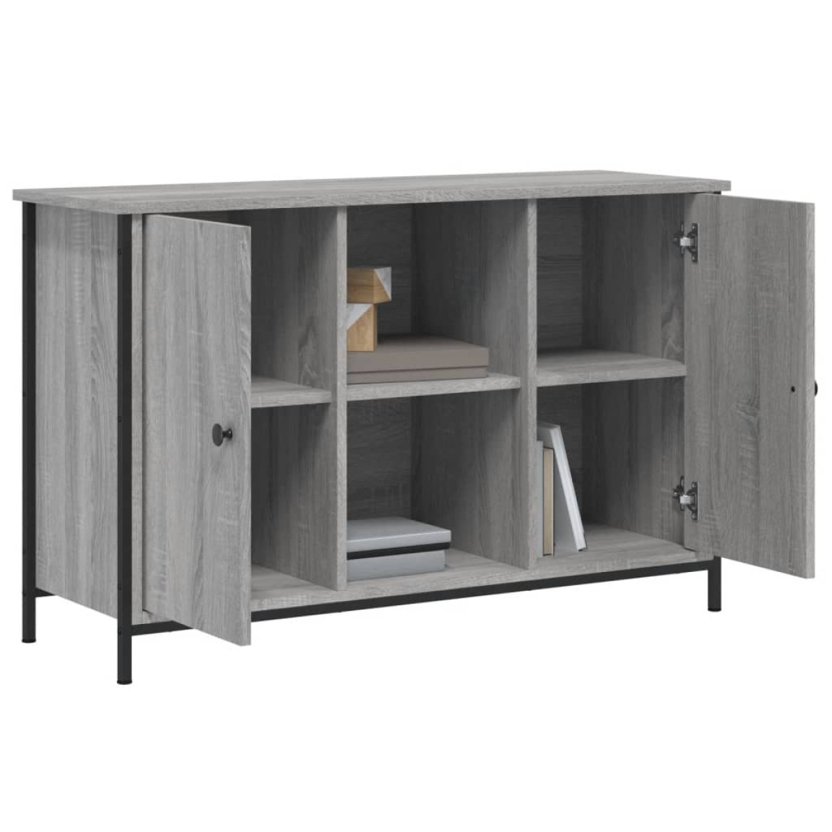 vidaXL Έπιπλο Τηλεόρασης Γκρι Sonoma 100x35x65 εκ. από Επεξεργ. Ξύλο
