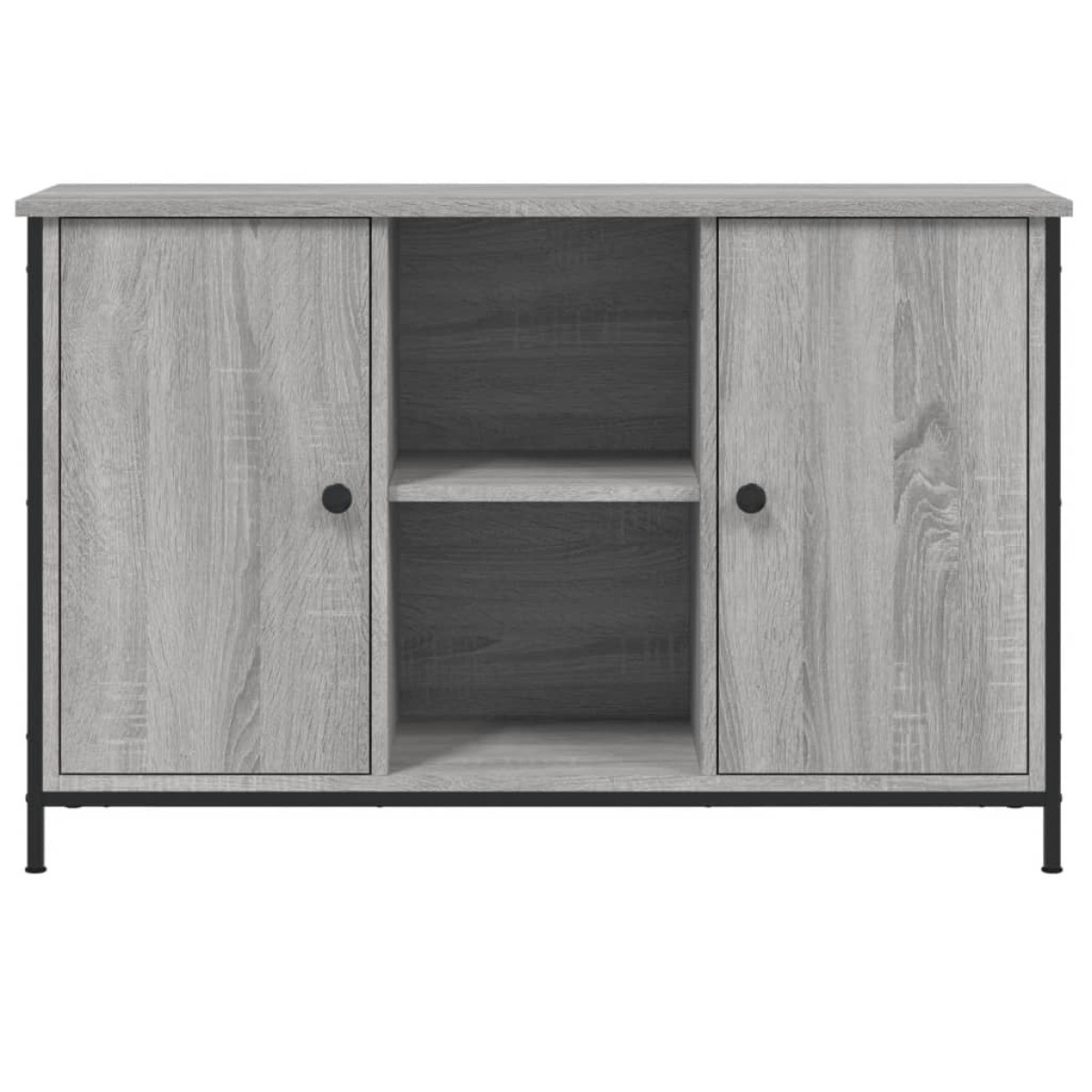 vidaXL Έπιπλο Τηλεόρασης Γκρι Sonoma 100x35x65 εκ. από Επεξεργ. Ξύλο