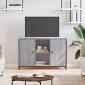 vidaXL Έπιπλο Τηλεόρασης Γκρι Sonoma 100x35x65 εκ. από Επεξεργ. Ξύλο