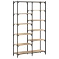 vidaXL Βιβλιοθήκη Sonoma Δρυς 100x32x170 εκ. Επεξεργ. Ξύλο / Σίδηρος